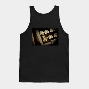 Antique Typewriter Shift Freedom Tank Top